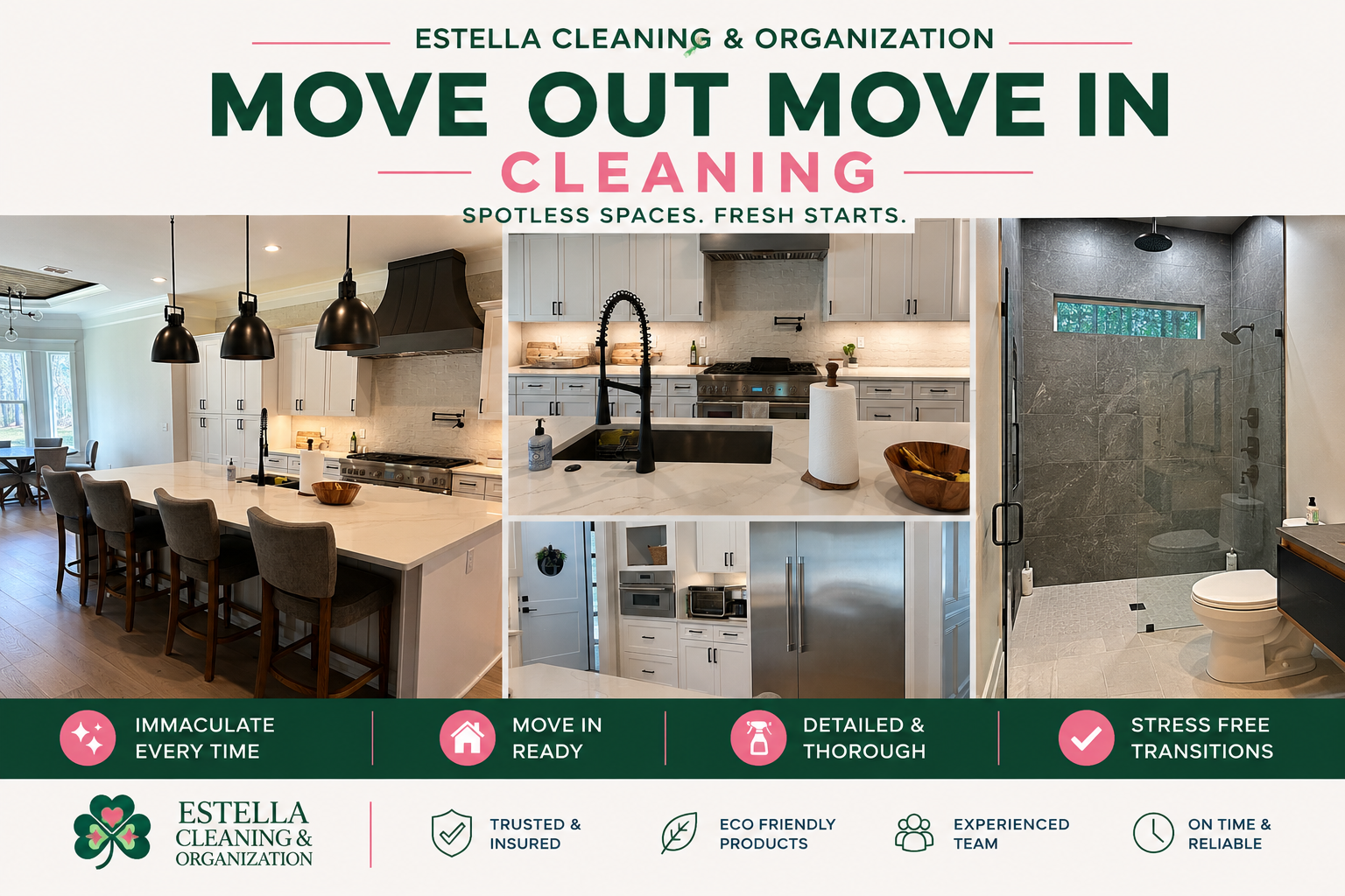 Move-in and move-out cleaning portfolio placeholder