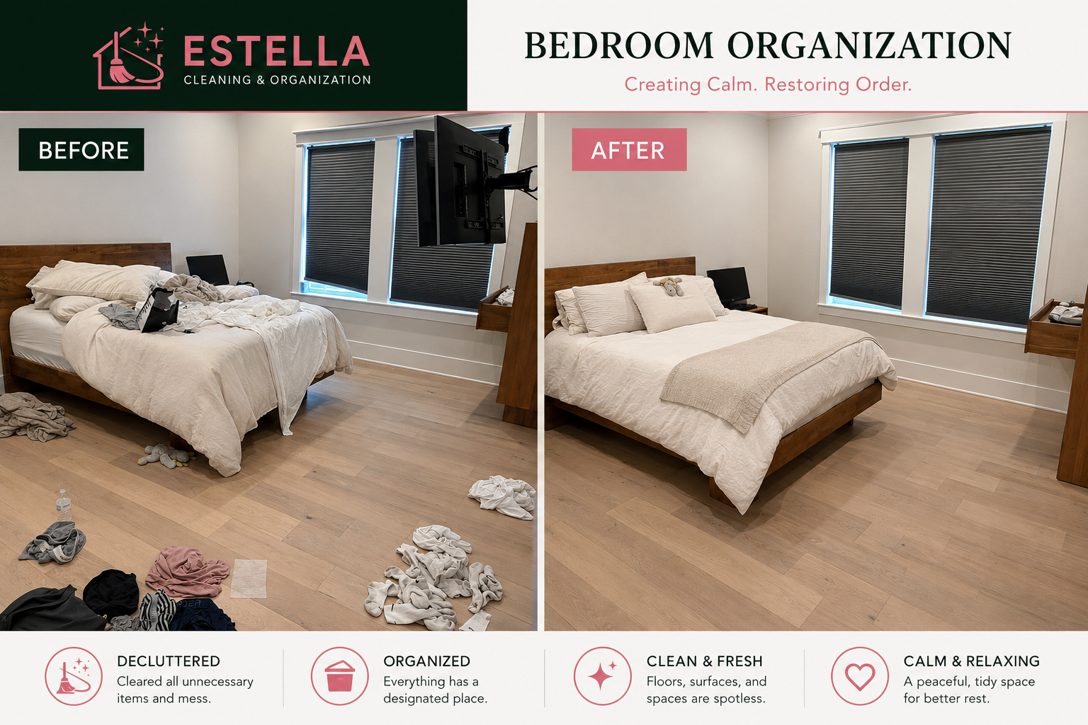 Home organization portfolio placeholder