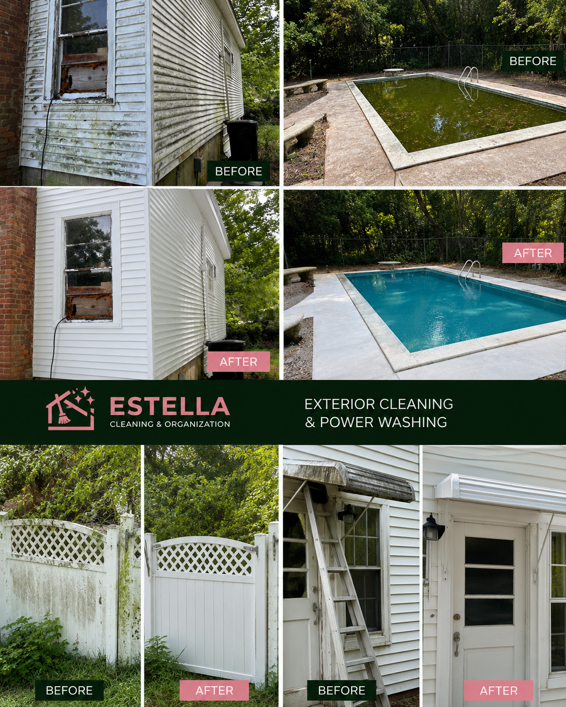 Pressure washing portfolio placeholder